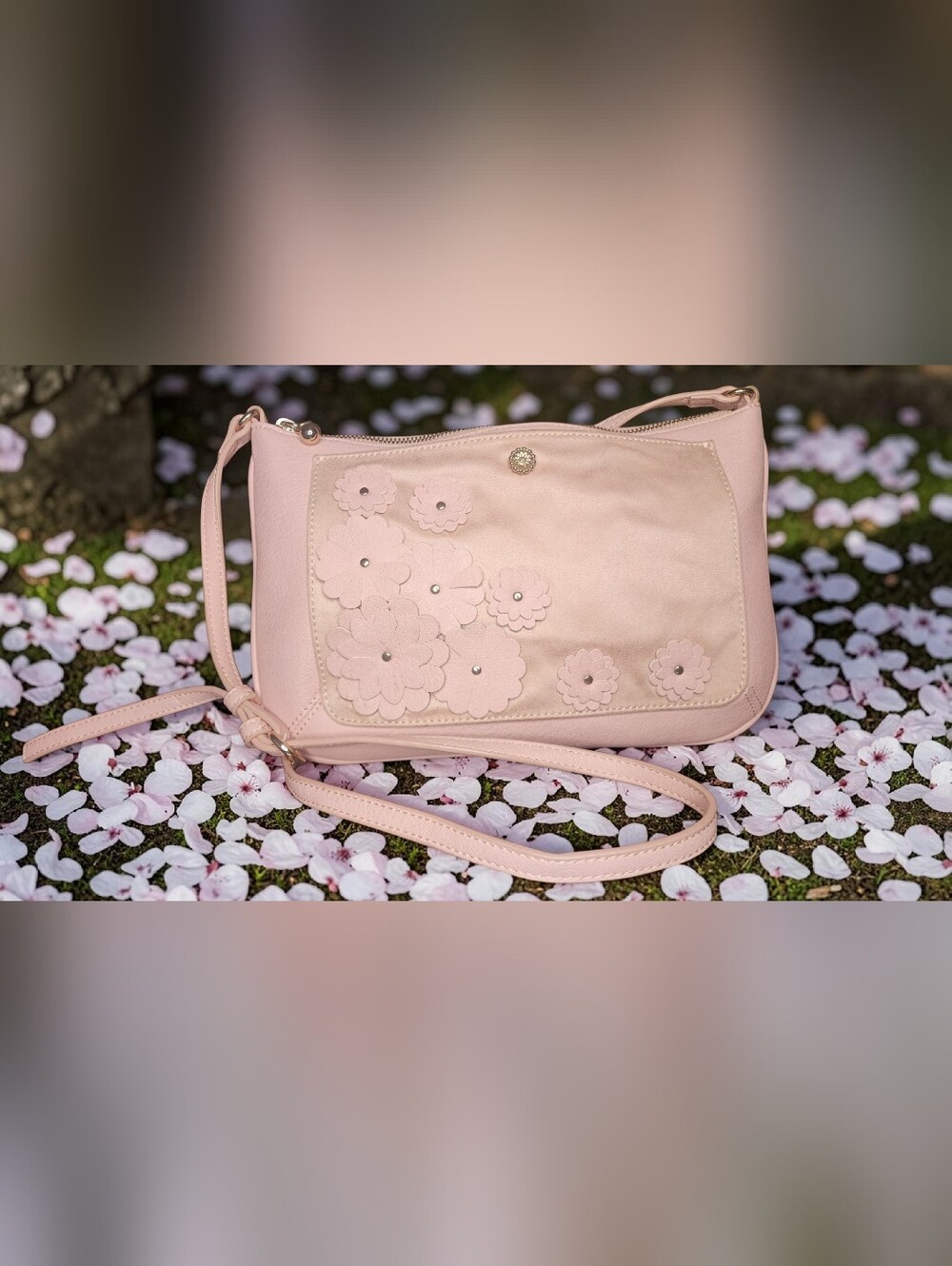 LC Lauren Conrad Bonne Crossbody Bag In Mellow Rose